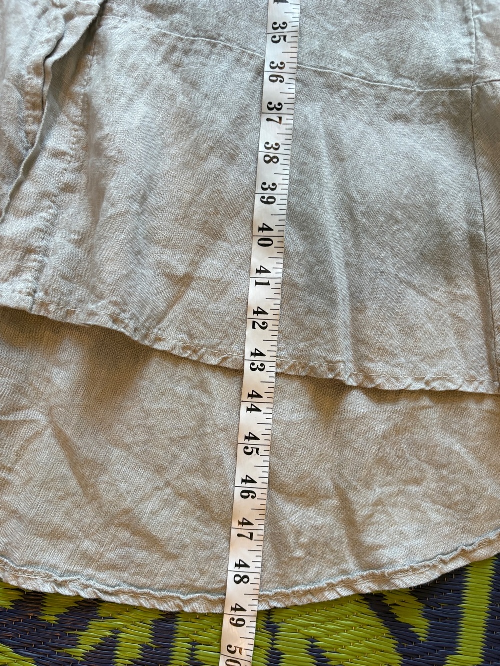 Stella Martin Made in Italy 100% Linen Sleeveless Button Front Midi Dress Size S - Picture 8 of 8